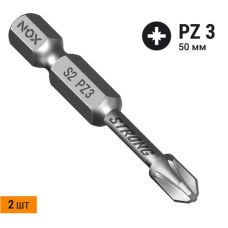 Бита torsion Pz3-50 E6.3, 2 шт карта STRONG